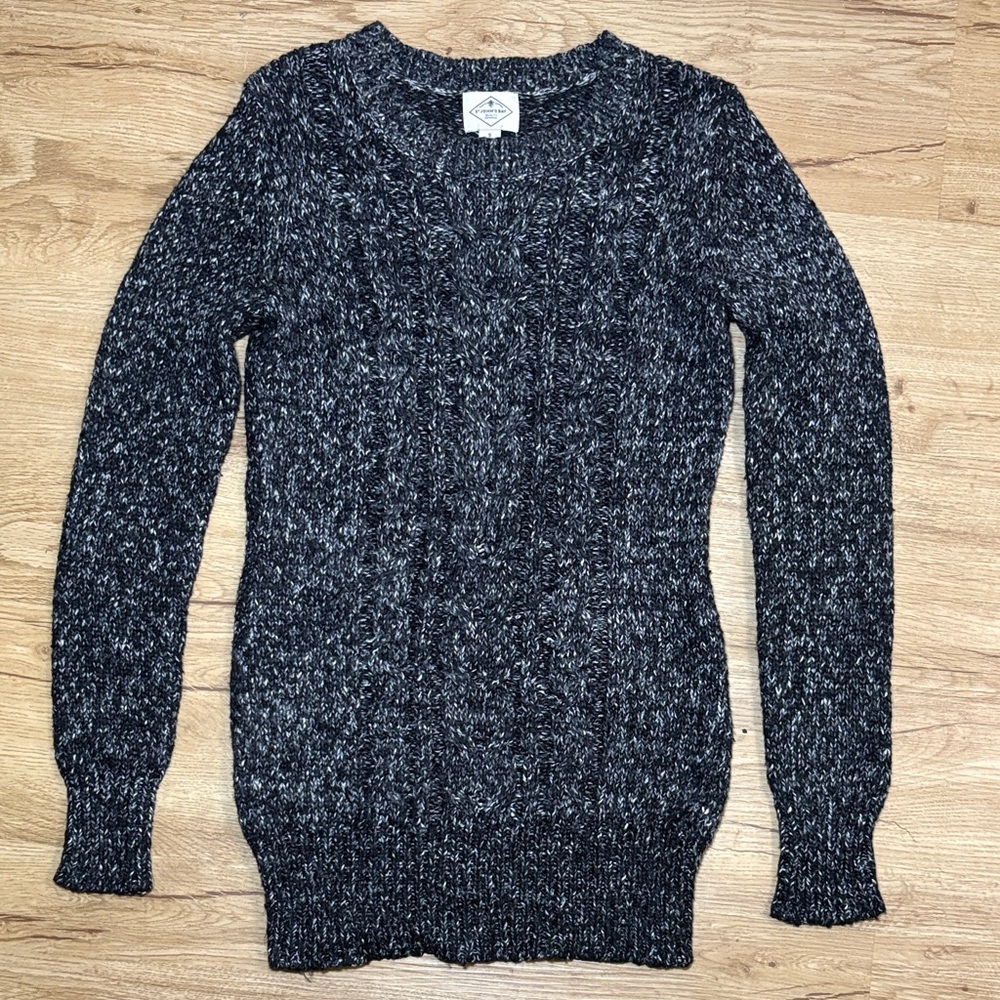 St. John's Bay Charcoal Cable Knit Sweater